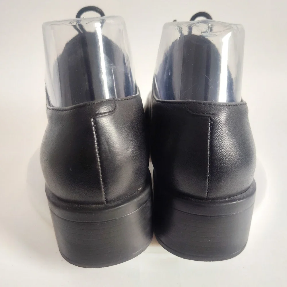 Easy Spirit‎ Oxford Shoes 6.5 Wide Leather Square Toe Block Heel Vintage Lace-up